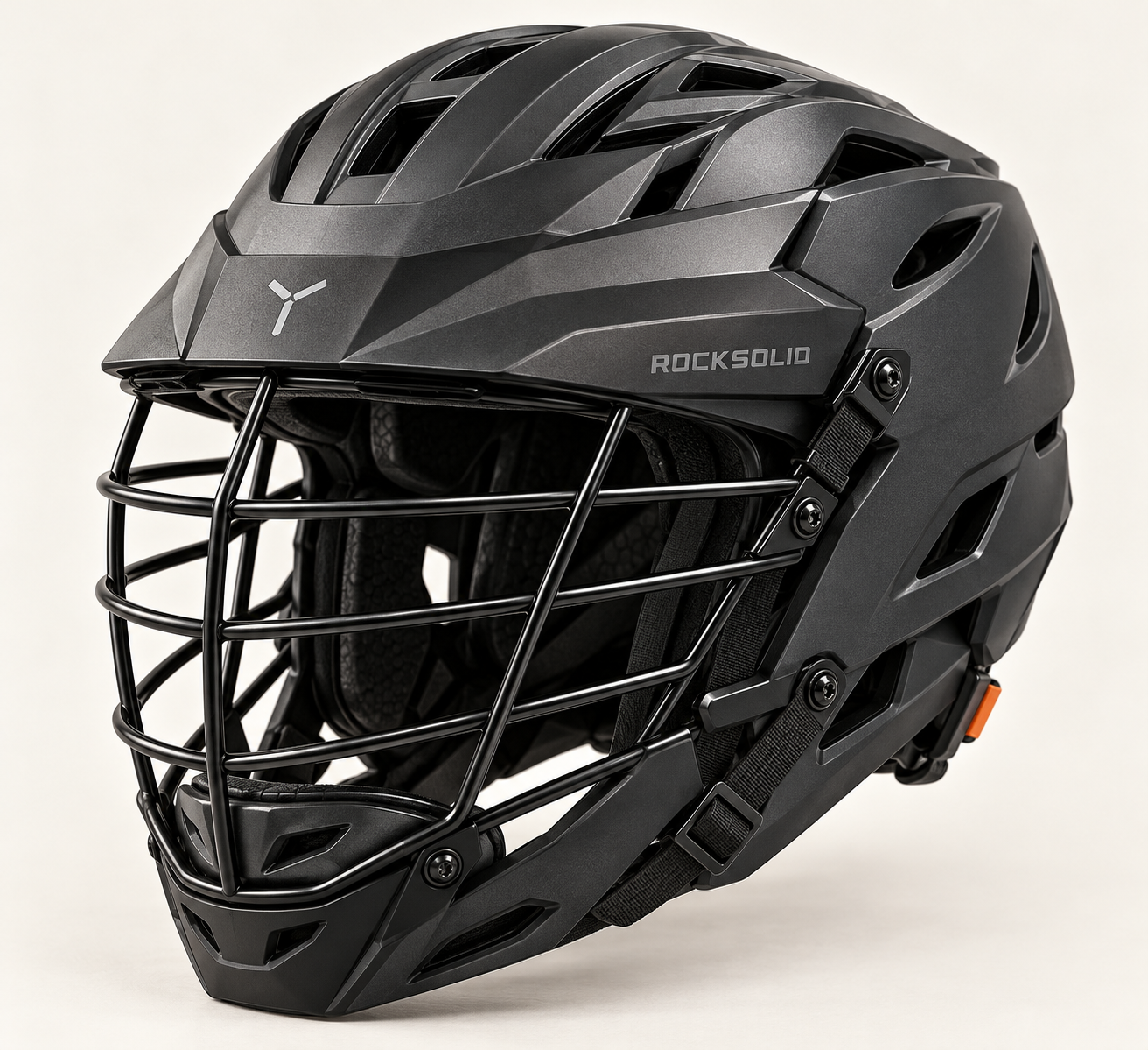 Rocksolid LX1 hard-shell lacrosse helmet concept
