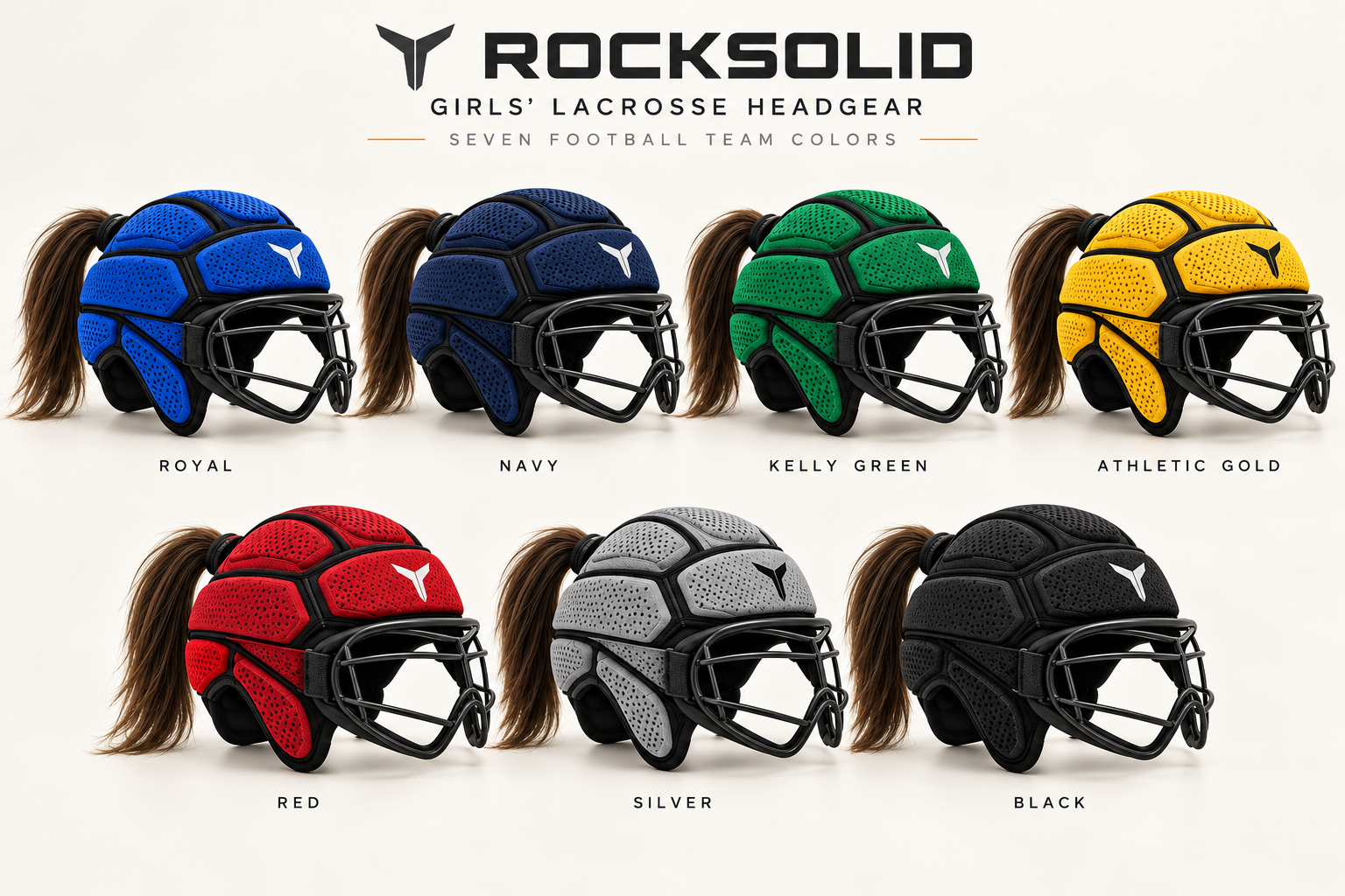 women-colors: Royal, Navy, Kelly Green, Athletic Gold, Red, Silver and Black